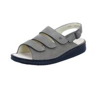 FinnComfort Sylt Oxide (Braun) - Sandale - Herrenschuhe Sandale / Pantolette, Braun, leder (tango) für Herren, grau, Gr. 45 EU