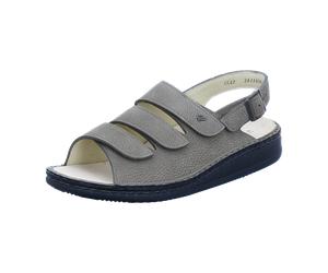 FinnComfort Sylt Oxide (Braun) - Sandale - Herrenschuhe Sandale / Pantolette, Braun, leder (tango) für Herren, grau, Größe 45 EU