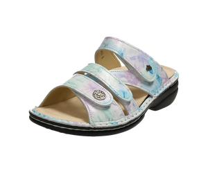 FinnComfort Ventura-Soft Sky (blau) - Pantolette - Marken, Blau, leder (nube) für Damen, bunt, Größe 41 EU