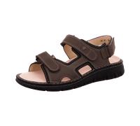 FINN COMFORT Wanaka Soft Herren Sandale grau-braun Nubukleder 46 Grau, Braun Herren