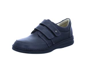 FinnComfort Wicklow Schwarz - sportlicher Slipper - Marken, Schwarz, leder (neymar) für Herren, schwarz, Größe 45 ½ EU / 11 UK