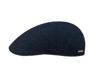 Finningley 5 Panel Flatcap by Stetson dunkelblau S (54-55 cm)