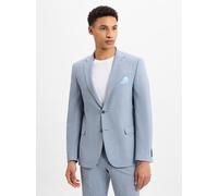 Finshley & Harding Baukasten-Sakko mit Schurwoll-Anteil -Steven Herren Modern Fit Schurwolle blau, 28