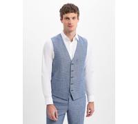Finshley & Harding Baukasten-Weste Herren Modern Fit Viskose indigo, 52