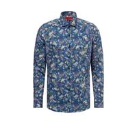 Finshley & Harding Businesshemd Herren Slim Fit Baumwolle indigo, 42