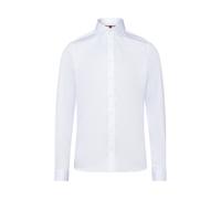 Finshley & Harding Businesshemd Herren Slim Fit Baumwolle weiß, 44