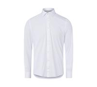 Finshley & Harding Businesshemd Herren Super Slim Fit Baumwolle weiß, 40