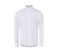 Finshley & Harding Businesshemd Herren Super Slim Fit Baumwolle weiß, 43