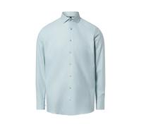 Finshley & Harding Hemd Bügelfrei Herren Modern Fit Baumwolle grün, 45