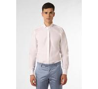 Finshley & Harding Hemd mit Umschlagmanschetten Herren Slim Fit Baumwolle weiß Kläppchen, 38