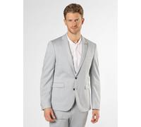 Finshley & Harding London Baukasten-Sakko Herren Slim Fit Jersey hellblau, 46