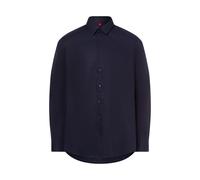 Finshley & Harding London Businesshemd Herren Slim Fit Baumwolle marine, 35-36