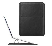 Fintie 13.6 Zoll Laptop Tasche mit Ständer Kompatibel mit MacBook Air 13.6 2026-2022, MacBook Neo, MacBook Air 13 2020-2018, MacBook Pro 13 2022-2016, Slim Hülle Sleeve, Schwarz