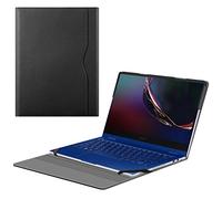 Fintie Hülle für 13.3 Zoll Samsung Galaxy Book 3 360/Galaxy Book 2 Pro- Premium Folio Schutzhülle mit Dokumentschlitze, Schwarz