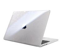 Fintie Hülle Kompatibel mit MacBook Air 13,6'' (2026-2022) M5 M4 M3 M2 A3449 A3240 A3113 A2681, Ultradünne Hartschale Schutzhülle Snap Cover, Sternschnuppe(Klar)