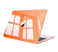 Fintie Hülle Kompatibel mit MacBook Air 13,6 Zoll M5 M4 M3 M2 (2026-2022) A3449 A3240 A3113 A2681, Ultradünne Hartschale Schutzhülle Snap Cover, Kosmisches Orange