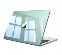 Fintie Hülle Kompatibel mit MacBook Air 13,6 Zoll M5 M4 M3 M2 (2026-2022) A3449 A3240 A3113 A2681, Ultradünne Hartschale Schutzhülle Snap Cover Kompatibel mit MacBook Air 13, Nachtgrün