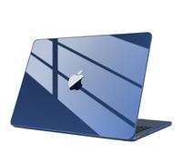 Fintie Hülle Kompatibel mit MacBook Air 13,6 Zoll M5 M4 M3 M2 (2026-2022) A3449 A3240 A3113 A2681, Ultradünne Hartschale Schutzhülle Snap Cover Kompatibel mit MacBook Air 13, Kristall Mitternacht