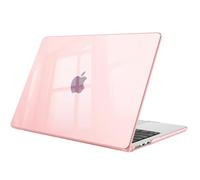 Fintie Hülle Kompatibel mit MacBook Air 13,6 Zoll M5 M4 M3 M2 (2026-2022) A3449 A3240 A3113 A2681, Ultradünne Hartschale Schutzhülle Snap Cover Kompatibel mit MacBook Air 13, Rosa