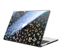 Fintie Hülle Kompatibel mit MacBook Air 13,6 Zoll M5 M4 M3 M2 (2026-2022) A3449 A3240 A3113 A2681, Ultradünne Hartschale Schutzhülle Snap Cover Kompatibel mit MacBook Air 13, Alphabet