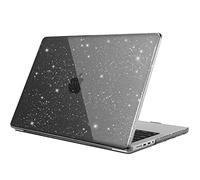Fintie Hülle Kompatibel mit MacBook Pro 14 Zoll M5 M4 M3 M2 M1 Pro/Max (2026-2021) A3426 A3427 A3434 A3112 A3401 A3185 A2992 A2918 A2779, Schutzhülle Kompatibel mit MacBook Pro 14'', Schwarz(Glitzer)
