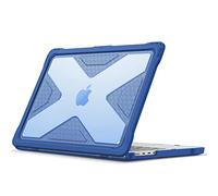 FINTIE Schutzhülle kompatibel mit MacBook Pro 14 Zoll M3 M2 M1 Pro/Max 2023-2021 (A2918/A2992/A2779/A2442), Hartschale, robust, Hybrid-Schutzhülle mit stoßfesten Kanten aus TPU, Blau