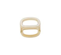 FIOLIRTL Schalschnalle 2 Stück Rechteckige Dreidimensionale Metalldraht Schal Schnalle Verschluss Schal Trenchcoat Schnalle Ornament Gold