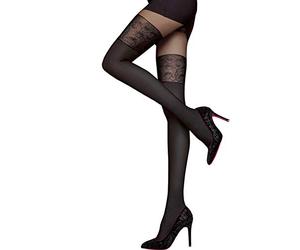 Fiore Damen Strumpfhosen Feinstrumpfhose NOIRA/GOLDEN LINE CLASSIC, 60 DEN, Gr. Large (Herstellergröße:4), Schwarz (Black 001)