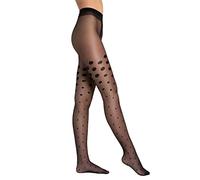 Fiore FLASH DANCE Strumpfhose Damen gemusterte Feinstrumpfhose sexy 15-30den (as3, alpha, l, regular, regular, Natalie)