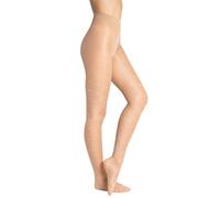 Fiore FLASH DANCE Strumpfhose Damen gemusterte Feinstrumpfhose sexy 15-30den (as3, alpha, l, regular, regular, Sandy Nude)