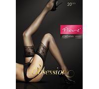Fiore Jordana Straps Strümpfe Schwarz - 20 DEN, Größe:3 = M