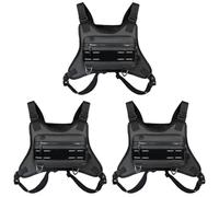 Fiorky 3PCS Mode Chests Bags,Running Belt for Männer Frauen Unisex Rucksack mit verstellbaren Trägern Leichte vordere Weste Beutel Atmungsaktives Outdoor -Radfahren Kletterbeutel Brusttasche