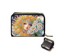 Fiorky 5d DIY Diamond Art Malt Back exquisit Muster Strass -Mosia -Reißverschluss Brieftasche Handtasche Diamant Maltasche Münzholztasche DIY Craft Female Außenbeutel for Partyreisen Urlaub