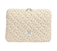 Fiorky Laptop-Hülle - Blumen-Bedruckte, Gesteppte Notebook-Schutzhülle für 11/13/15 Zoll Computer, Tablet