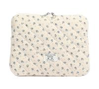 Fiorky Laptop-Hülle, Blumen-Bedruckte Laptop-Hülle, Gesteppte Notebook-Hülle, schützende süße Computer-Hülle for 11/13/15 Zoll Laptop, Tablet, Laptop-Schutzhülle