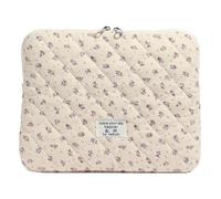 Fiorky Laptop-Hülle, Blumen-Bedruckte Laptop-Hülle, Gesteppte Notebook-Hülle, schützende süße Computer-Hülle for 11/13/15 Zoll Laptop, Tablet, Laptop-Schutzhülle