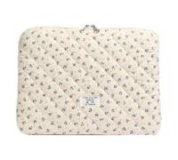 Fiorky Laptop-Hülle, Blumen-Bedruckte Laptop-Hülle, Gesteppte Notebook-Hülle, schützende süße Computer-Hülle for 11/13/15 Zoll Laptop, Tablet, Laptop-Schutzhülle