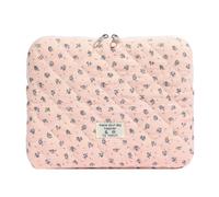 Fiorky Laptop-Hülle Mit Blumen-Druck - Gesteppte Schutzhülle für 11/13/15 Zoll Notebook, Tablet und Computer