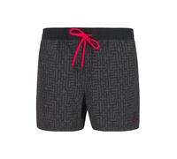 FIRE + ICE Badeshorts Herren Mikrofaser grau gemustert, S