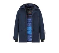 FIRE + ICE Funktionsparka Herren Stehkragen Mikrofaser blau, 48 (S)