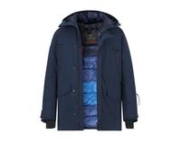 FIRE + ICE Funktionsparka Herren Stehkragen Mikrofaser blau, 50 (M)