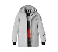 FIRE + ICE Funktionsparka Herren Stehkragen Mikrofaser grau, 52 (L)