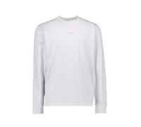 FIRE + ICE Longsleeve Herren Regular Fit Langarm Rundhals Jersey weiß, L