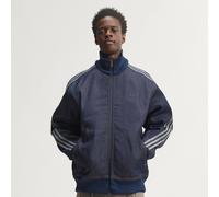 adidas Originals Firebird Adicolor Raw Denim Track Top Jacket Blau