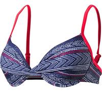 FIREFLY Damen Cim Bikini Oberteil, AOP Denim, 36D