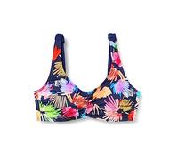 Firefly Damen Muriel Tankini-Oberteil, Navy Dark/Flower, 40 EU
