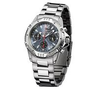 FIREFOX AIRFIGHTER FFS02-103b Sunray blau/schwarz Chronograph massiv Edelstahl Sicherheitsfaltschließe Herrenuhr Armbanduhr 10 ATM Water Resistant