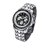 FIREFOX - CHRONOGRAPH AIRLINER - schwarz weiß / 47 MM