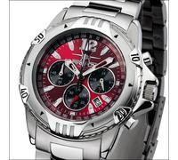 FIREFOX - CHRONOGRAPH AIRFIGHTER - sunray rot / 42 MM