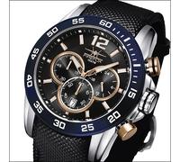 FIREFOX - CHRONOGRAPH FALCON - schwarz rosevergoldet / 50 MM